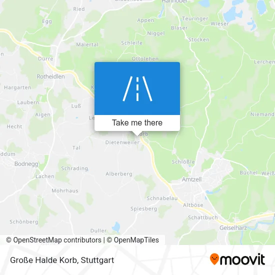 Карта Große Halde Korb