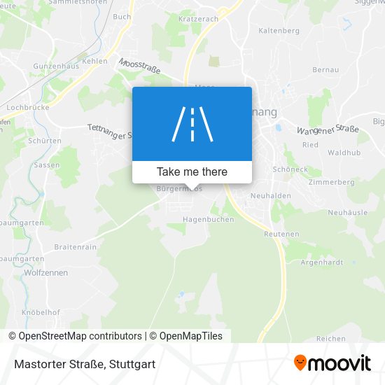 Mastorter Straße map