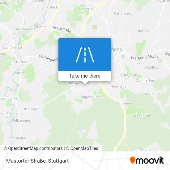 Карта Mastorter Straße