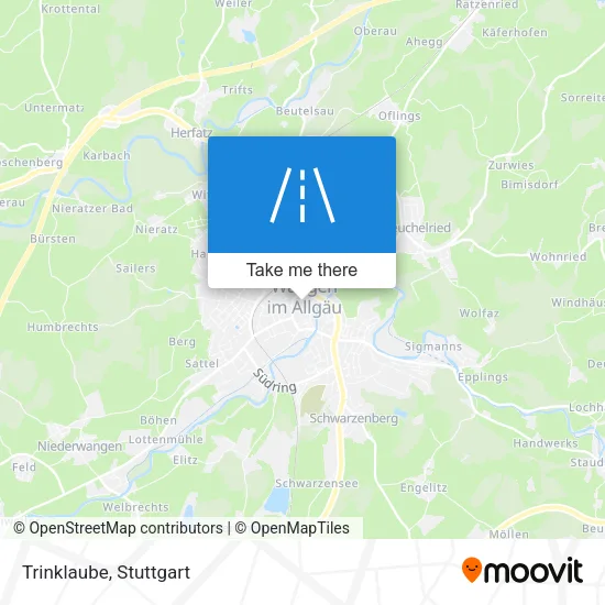 Карта Trinklaube