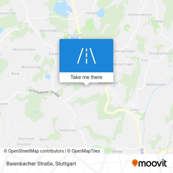 Baienbacher Straße map