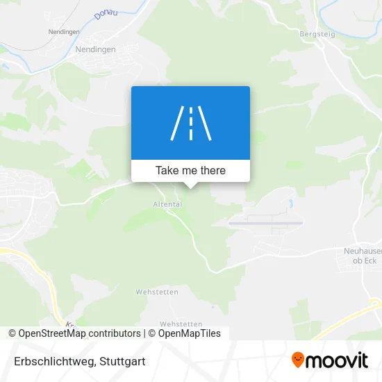 Карта Erbschlichtweg