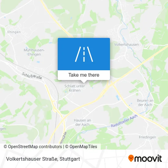 Карта Volkertshauser Straße