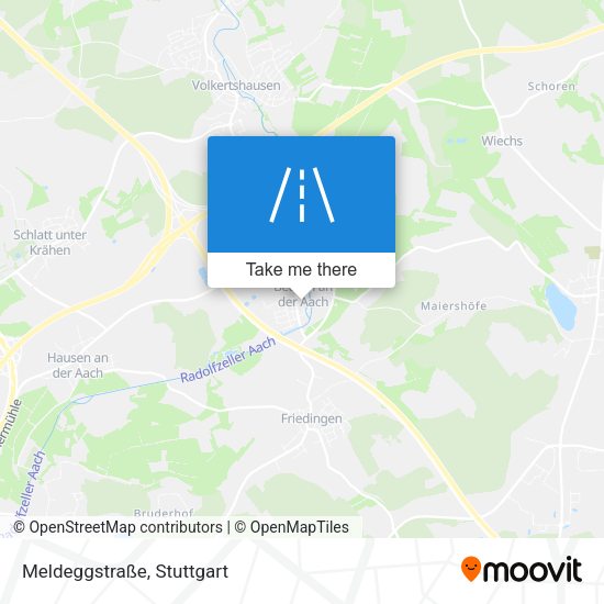 Meldeggstraße map