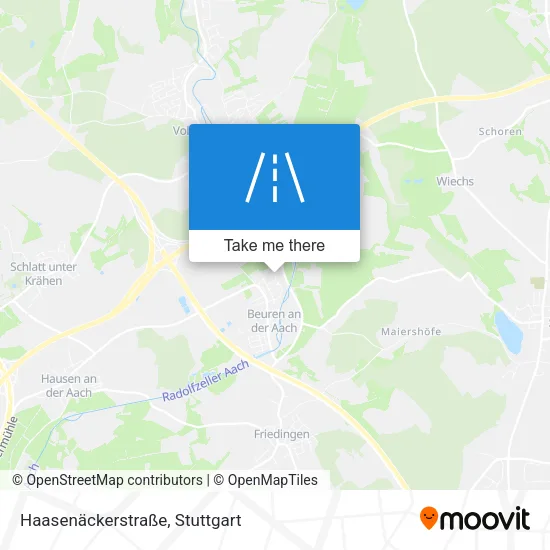 Карта Haasenäckerstraße