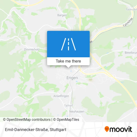 Карта Emil-Dannecker-Straße