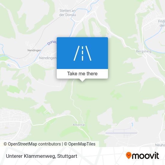 Unterer Klammenweg map