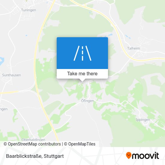 Baarblickstraße map