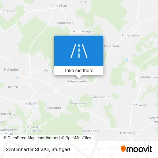 Карта Sentenharter Straße