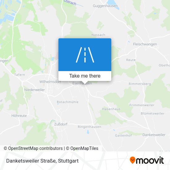 Danketsweiler Straße map
