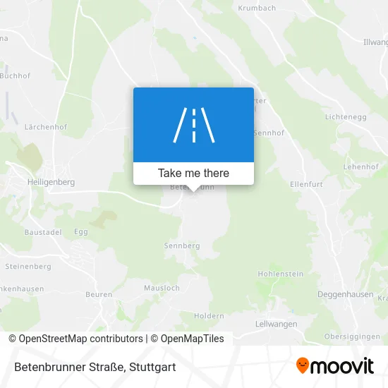 Карта Betenbrunner Straße