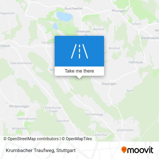 Krumbacher Traufweg map