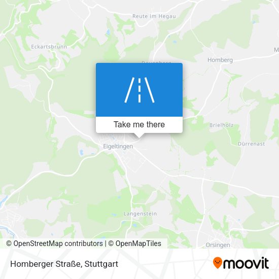 Homberger Straße map