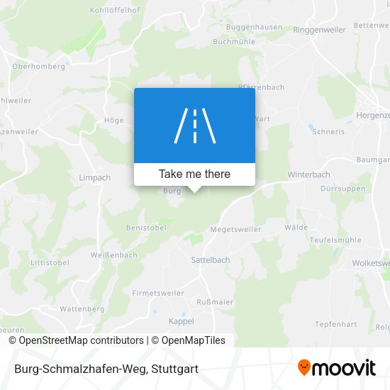 Burg-Schmalzhafen-Weg map