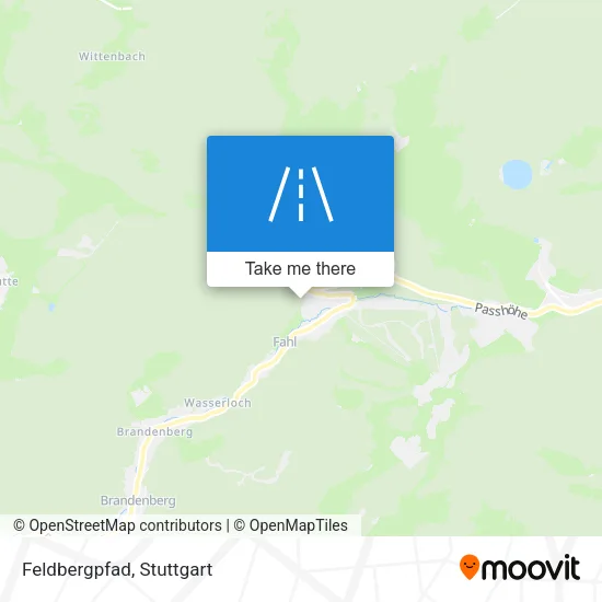 Карта Feldbergpfad