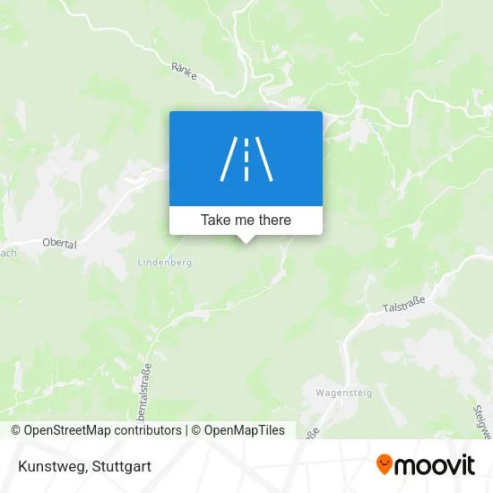 Kunstweg map
