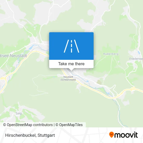 Hirschenbuckel map
