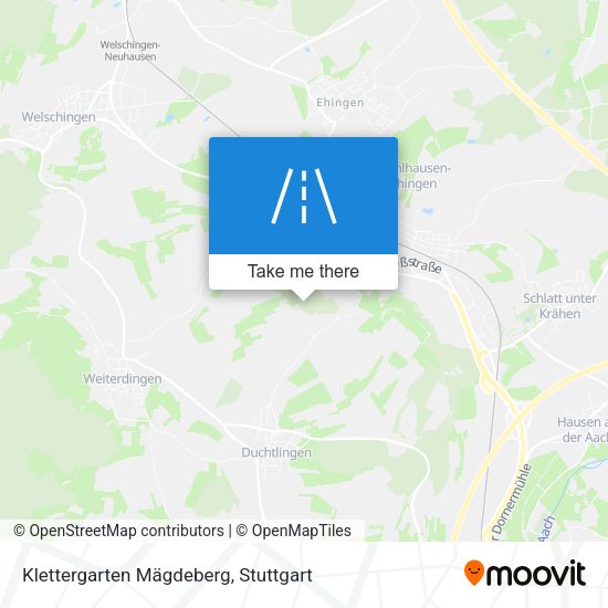Klettergarten Mägdeberg map