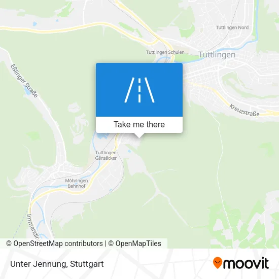 Карта Unter Jennung