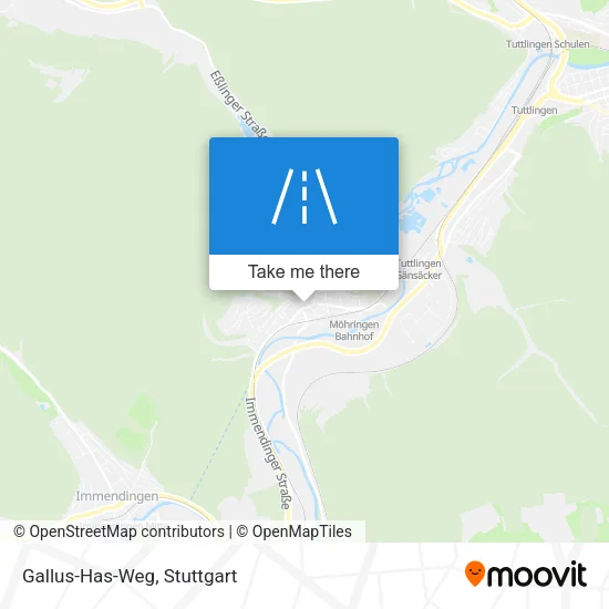 Карта Gallus-Has-Weg