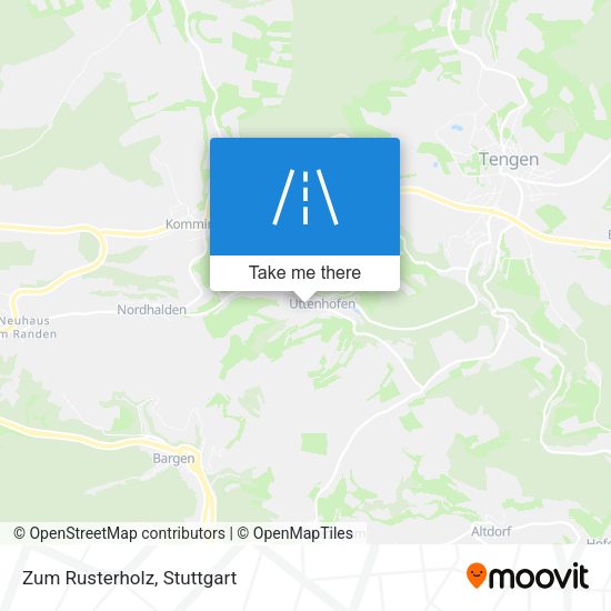 Карта Zum Rusterholz