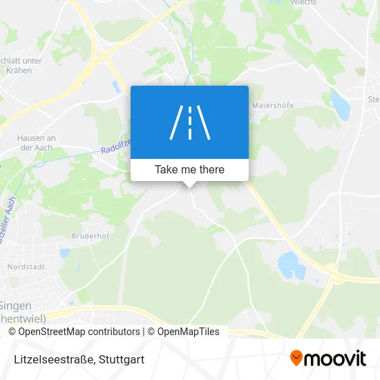 Карта Litzelseestraße