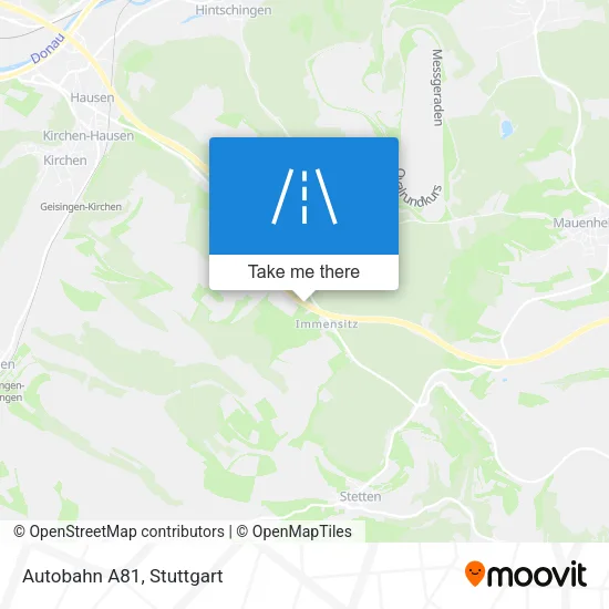 Карта Autobahn A81