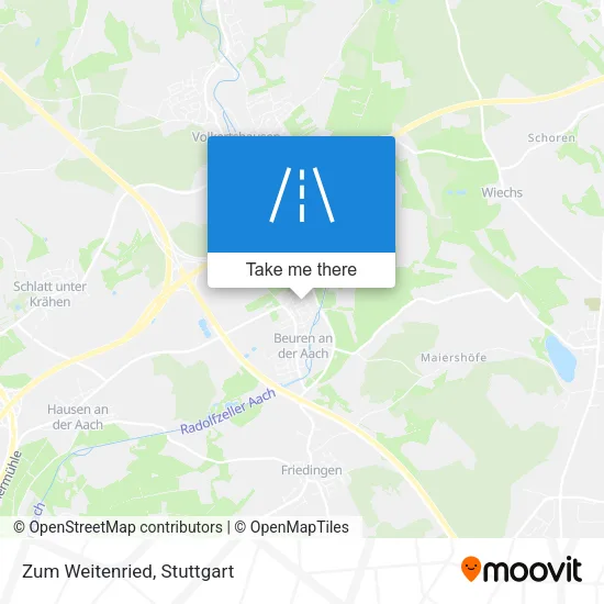 Карта Zum Weitenried