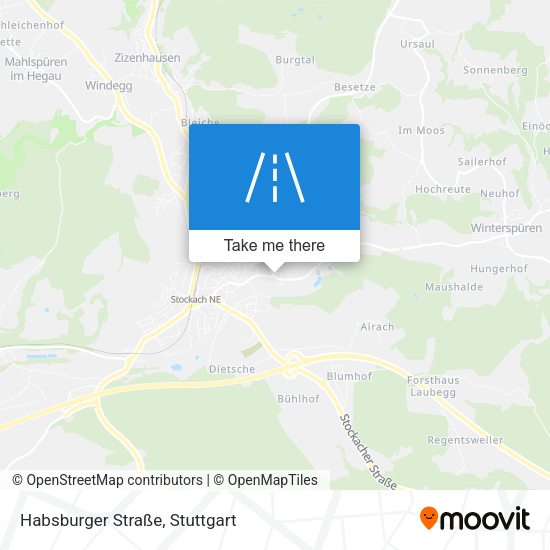 Habsburger Straße map
