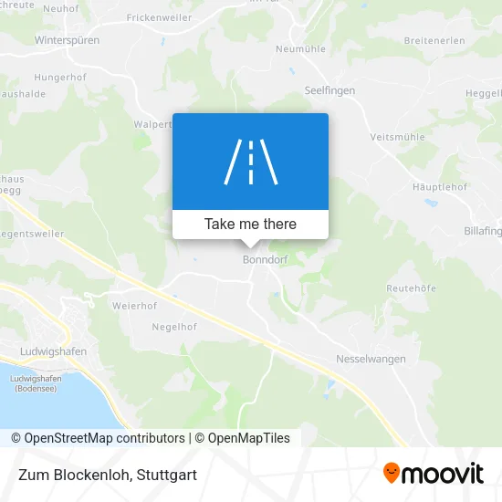 Карта Zum Blockenloh