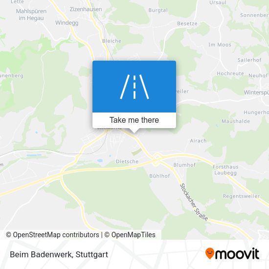 Карта Beim Badenwerk