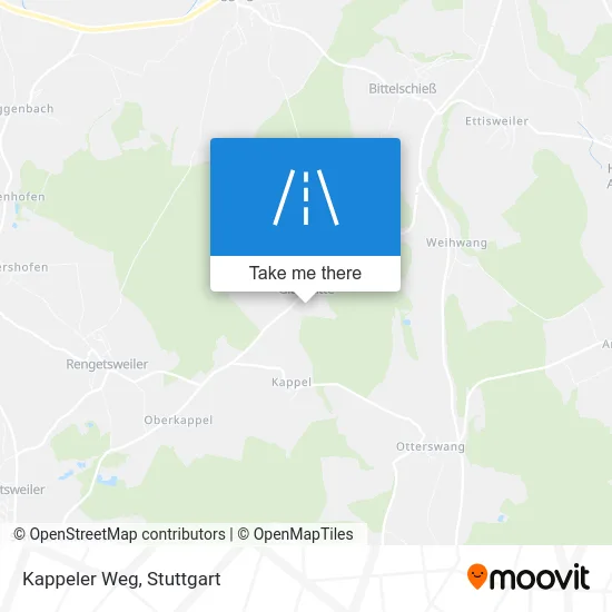 Карта Kappeler Weg