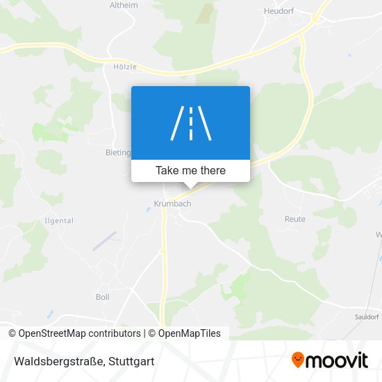 Waldsbergstraße map