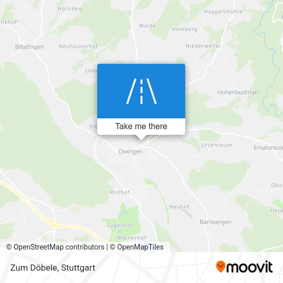 Карта Zum Döbele