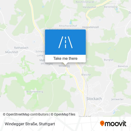 Карта Windegger Straße