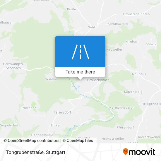 Карта Tongrubenstraße