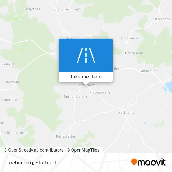 Löcherberg map