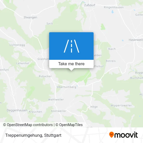 Карта Treppenumgehung