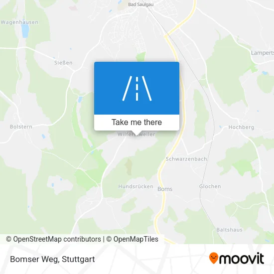Карта Bomser Weg