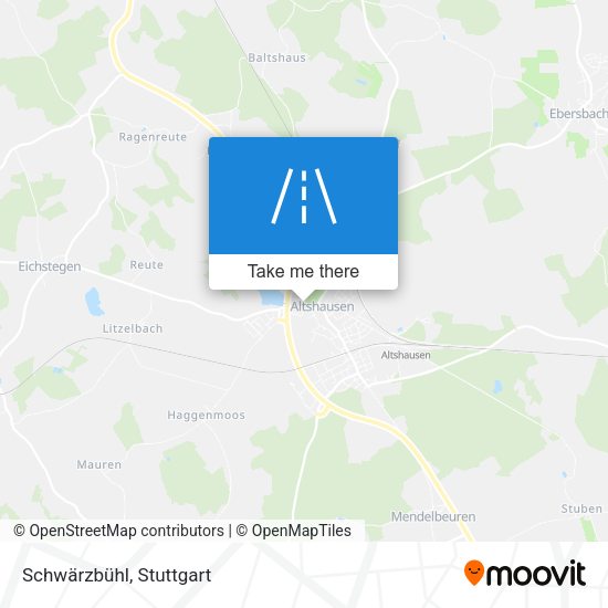 Schwärzbühl map