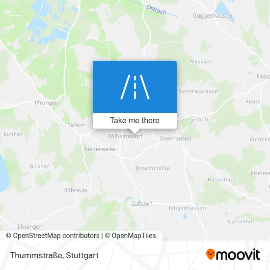 Карта Thummstraße