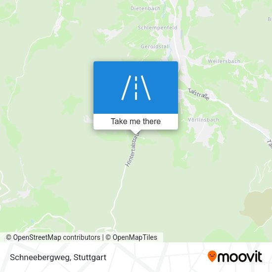 Schneebergweg map