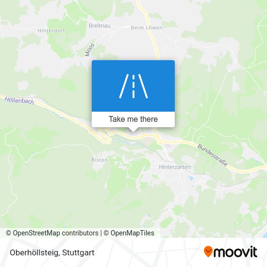 Oberhöllsteig map