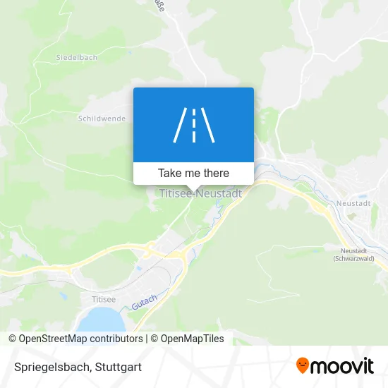 Карта Spriegelsbach