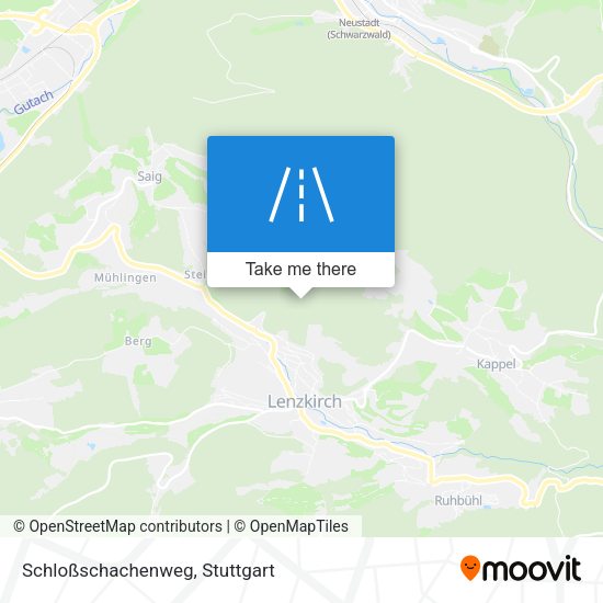 Schloßschachenweg map