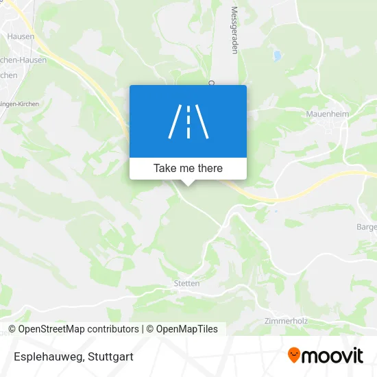 Esplehauweg map