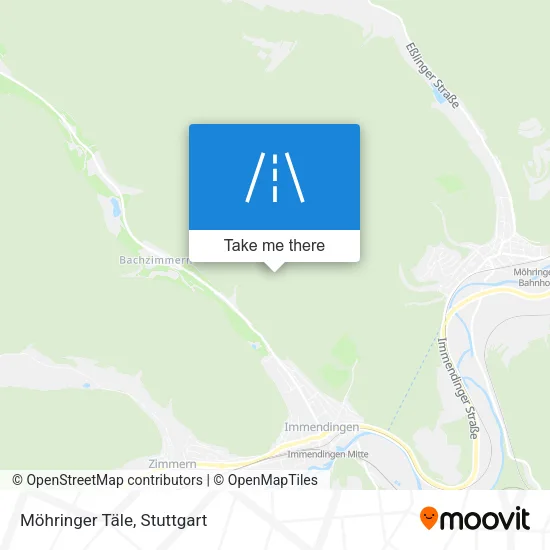 Карта Möhringer Täle