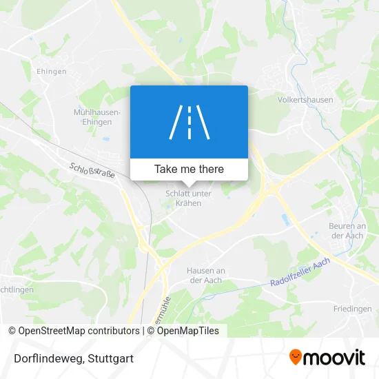 Карта Dorflindeweg