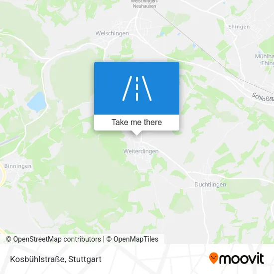 Карта Kosbühlstraße