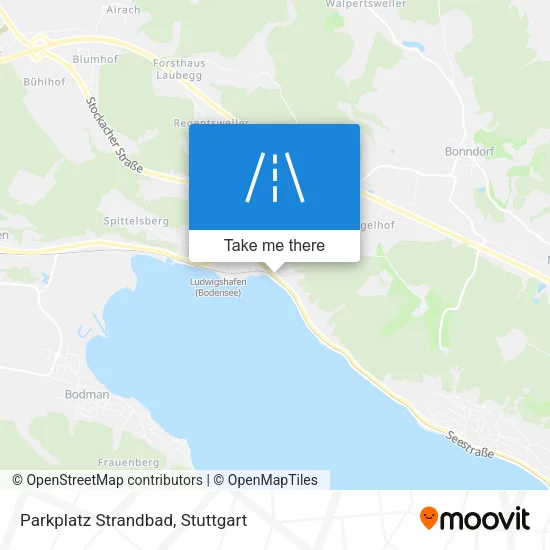 Карта Parkplatz Strandbad